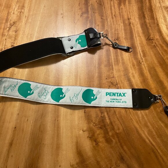 Vtg Pentax New York Jets Camera Neck Shoulder Strap Accessory 33" - Picture 10 of 10